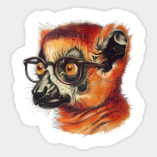 Lemur Luxe Sticker
